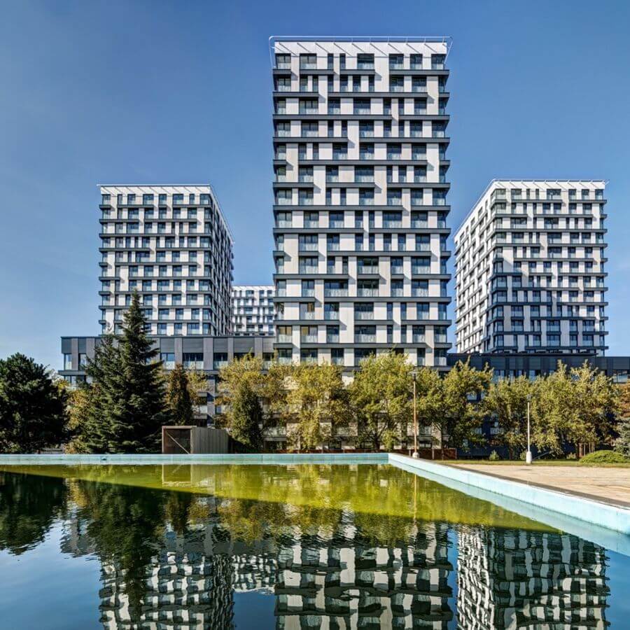 Residence Garden Towers – Elsymco-Referenz, Prag-Žižkov